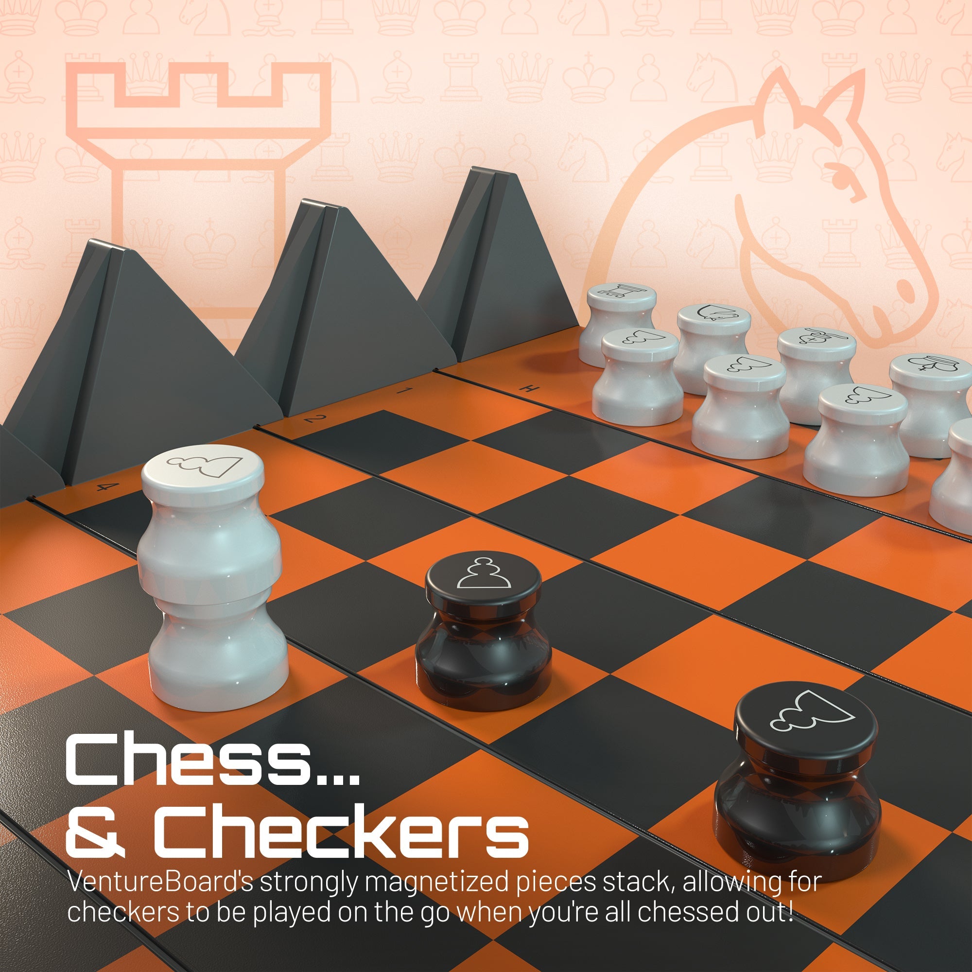 Mini Chess - Fire (pre-order, ships in 2-4 weeks)